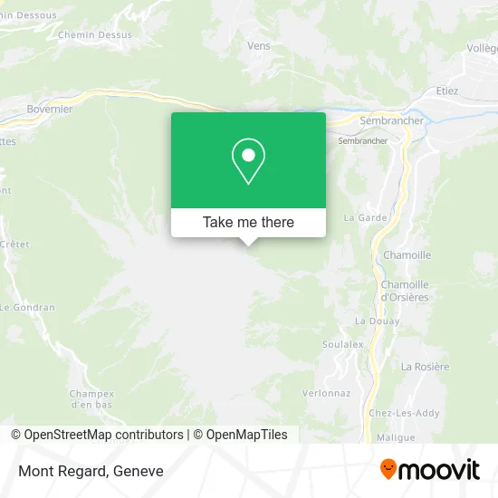 Mont Regard map