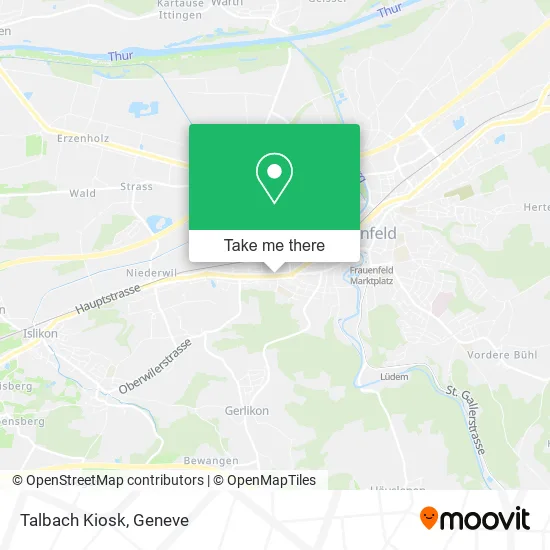 Talbach Kiosk map