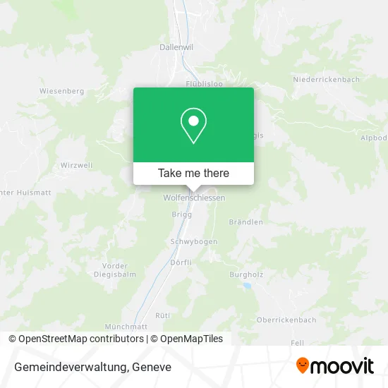 Gemeindeverwaltung map