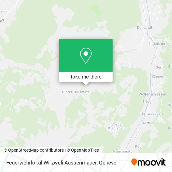 Feuerwehrlokal Wirzweli Aussenmauer map
