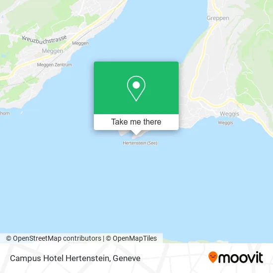 Campus Hotel Hertenstein map