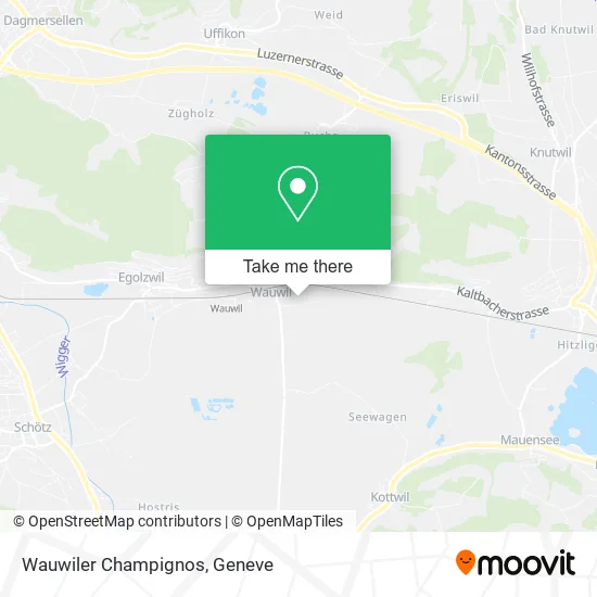 Wauwiler Champignos map