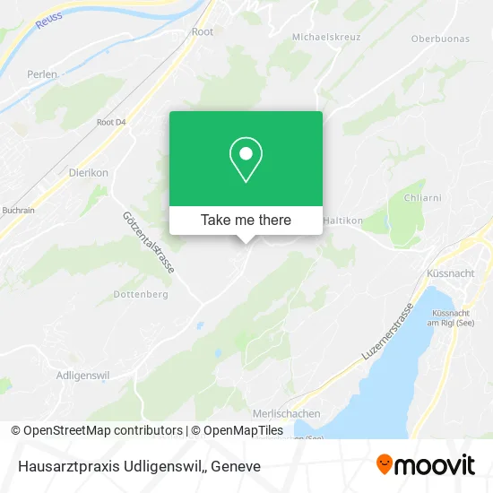 Hausarztpraxis Udligenswil, map