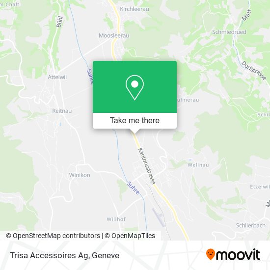 Trisa Accessoires Ag map