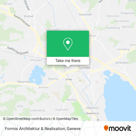 Formis Architektur & Realisation map