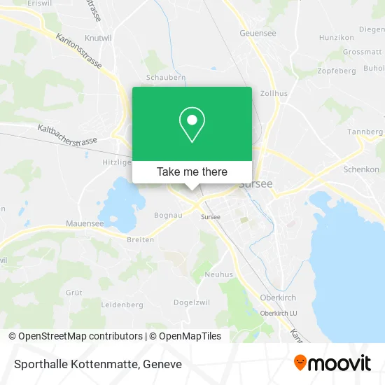 Sporthalle Kottenmatte map