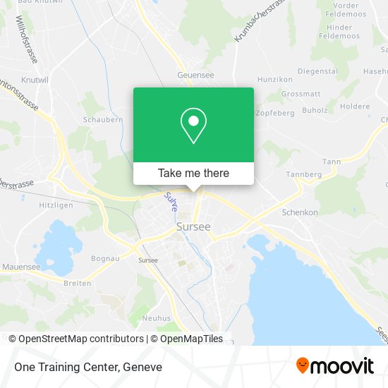 One Training Center map