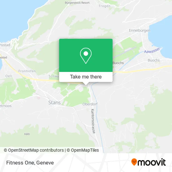 Fitness One map