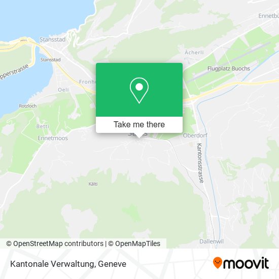 Kantonale Verwaltung map