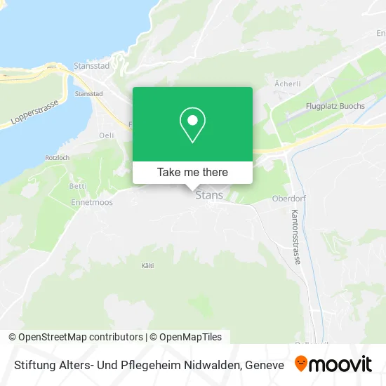 Stiftung Alters- Und Pflegeheim Nidwalden map