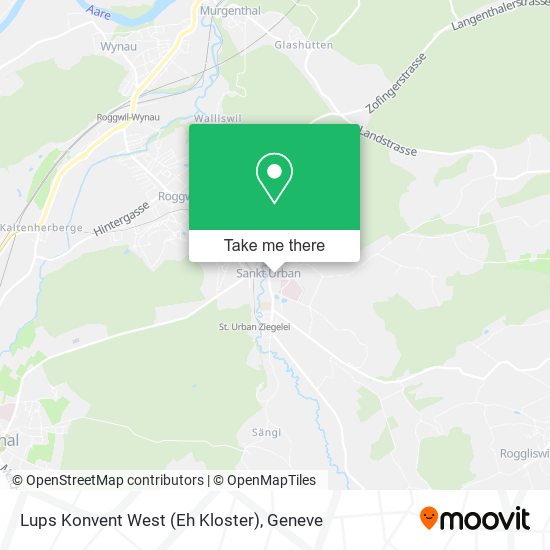 Lups Konvent West (Eh Kloster) map