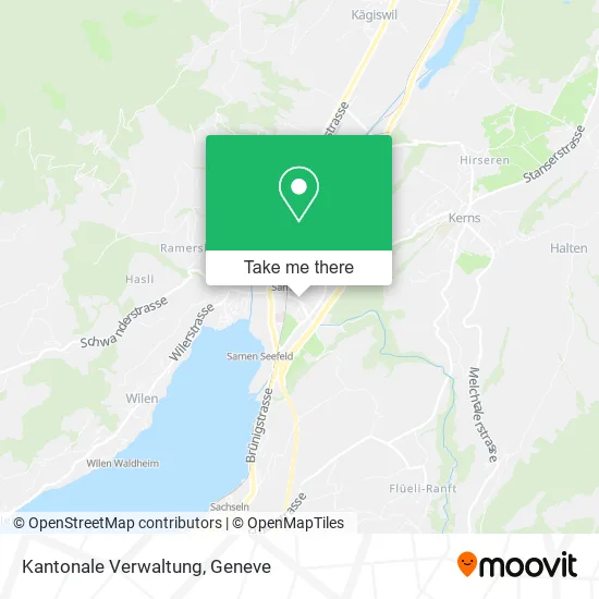 Kantonale Verwaltung map