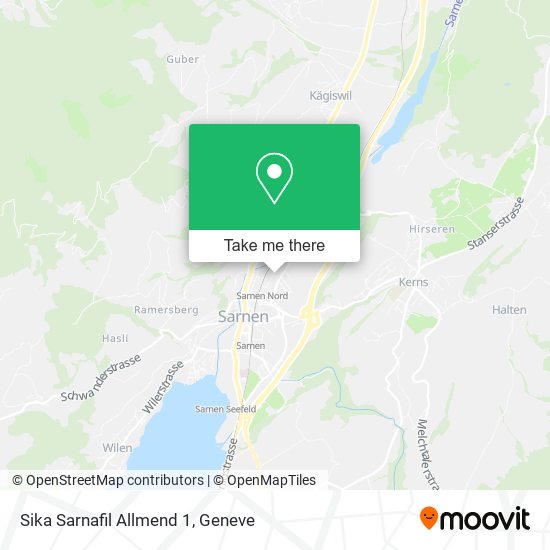 Sika Sarnafil Allmend 1 map