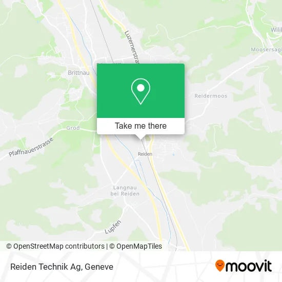 Reiden Technik Ag map