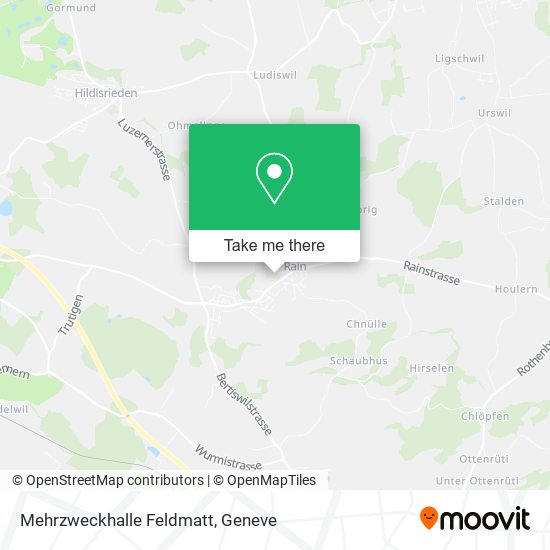 Mehrzweckhalle Feldmatt map