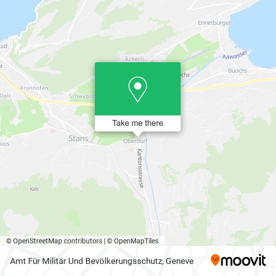 Amt Für Militär Und Bevölkerungsschutz map