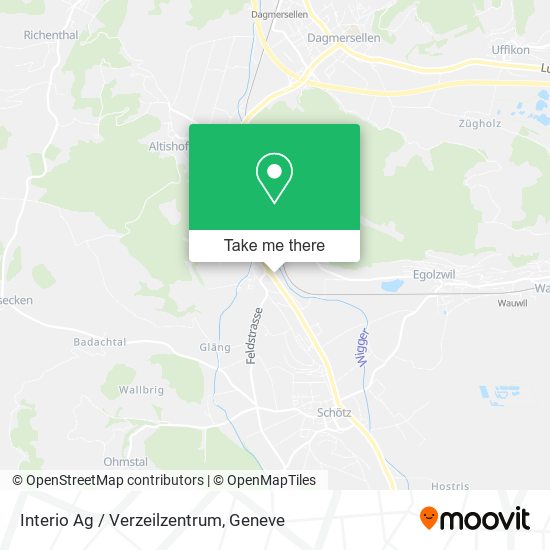 Interio Ag / Verzeilzentrum map