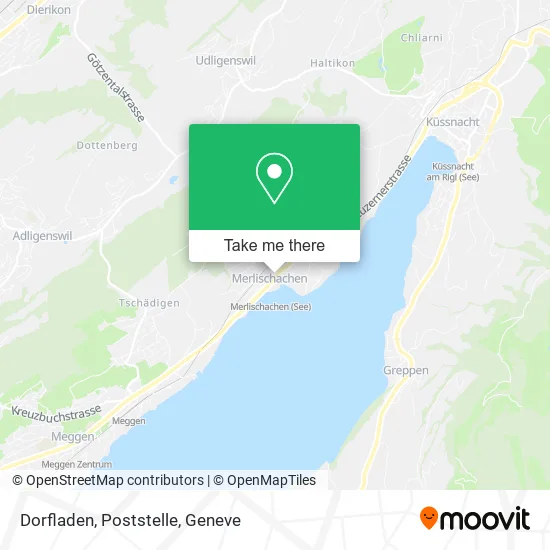 Dorfladen, Poststelle map
