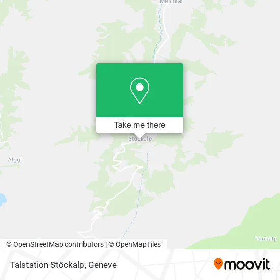 Talstation Stöckalp plan