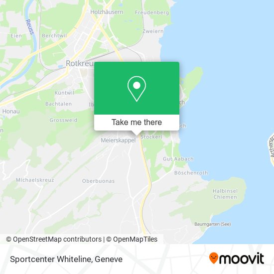 Sportcenter Whiteline map