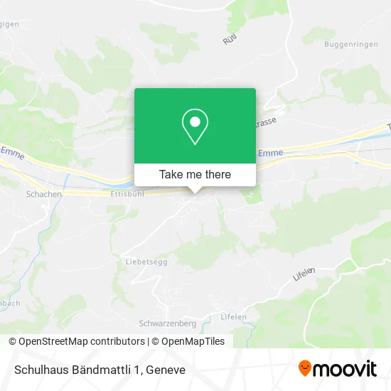 Schulhaus Bändmattli 1 map