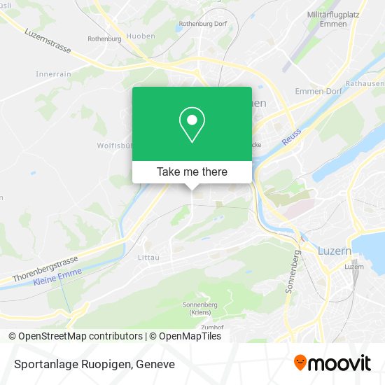 Sportanlage Ruopigen map