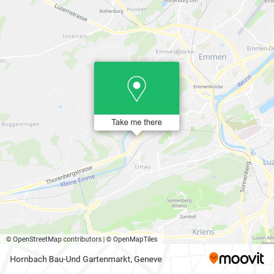 Hornbach Bau-Und Gartenmarkt map
