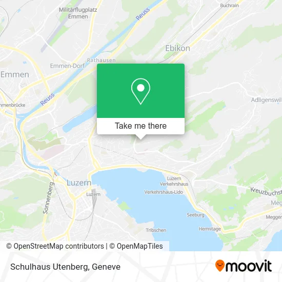 Schulhaus Utenberg map