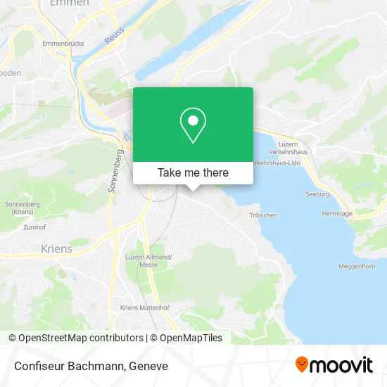 Confiseur Bachmann map