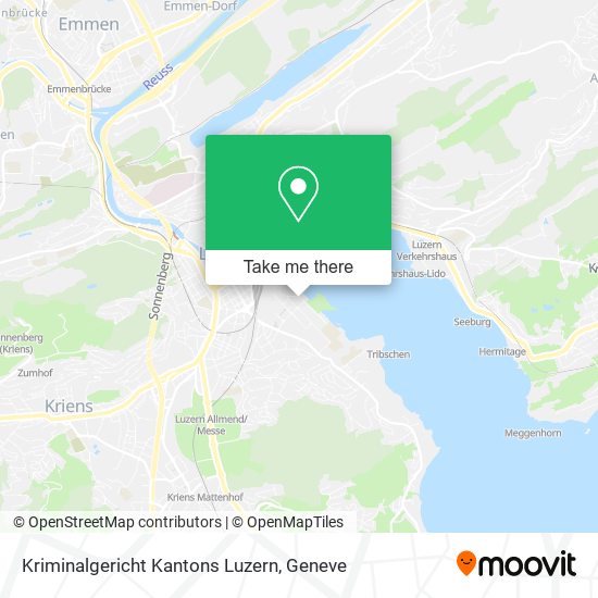 Kriminalgericht Kantons Luzern map