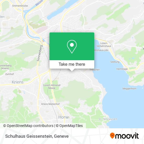 Schulhaus Geissenstein map