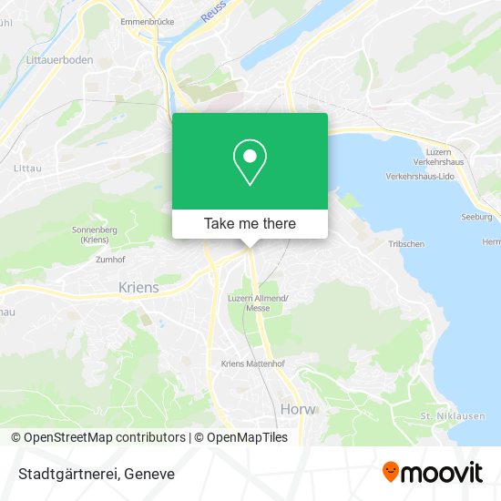 Stadtgärtnerei map