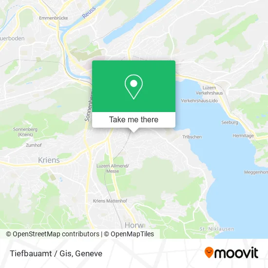 Tiefbauamt / Gis map