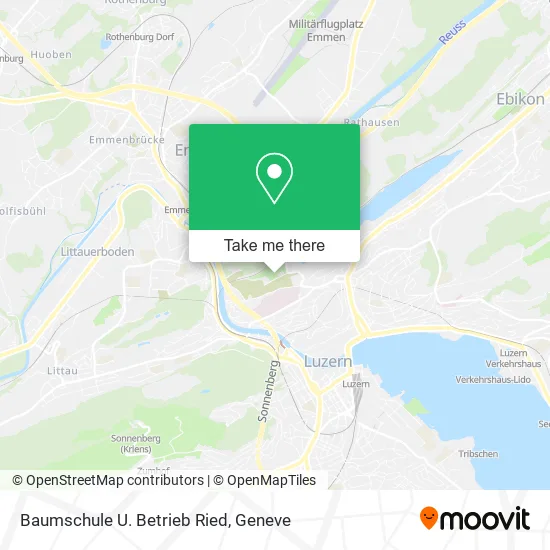 Baumschule U. Betrieb Ried map