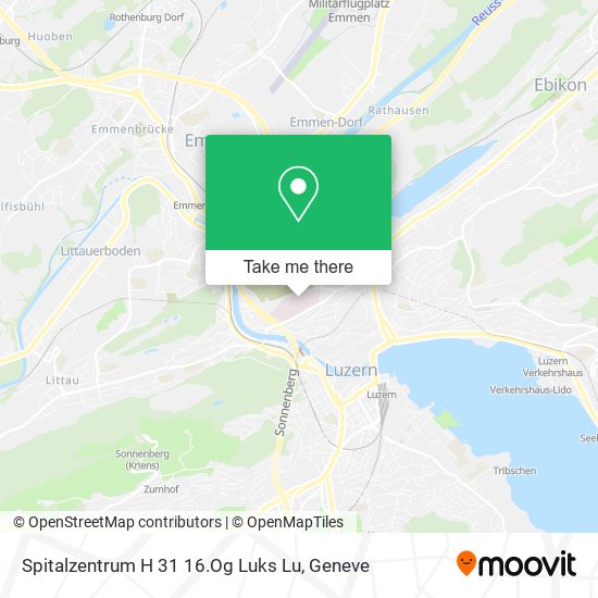 Spitalzentrum H 31 16.Og Luks Lu map