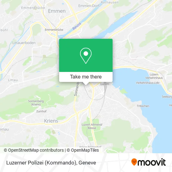 Luzerner Polizei (Kommando) map