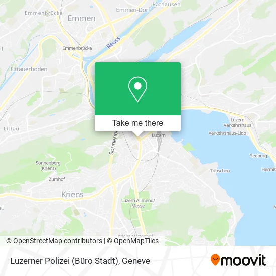 Luzerner Polizei (Büro Stadt) map