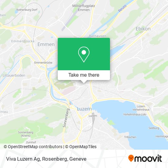 Viva Luzern Ag, Rosenberg map