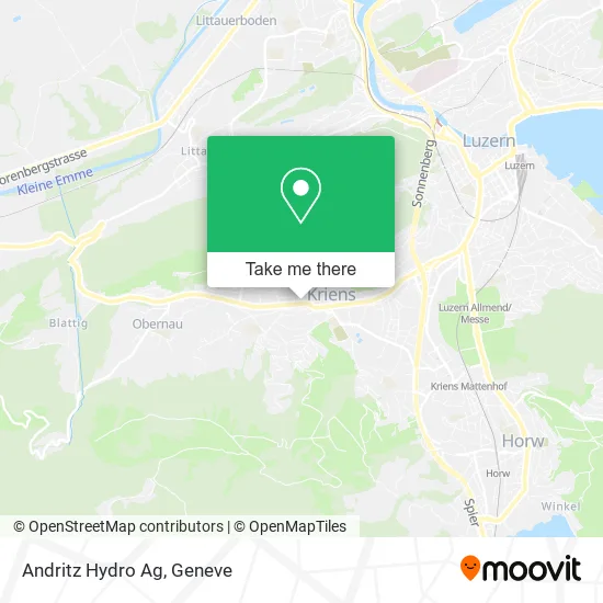 Andritz Hydro Ag map