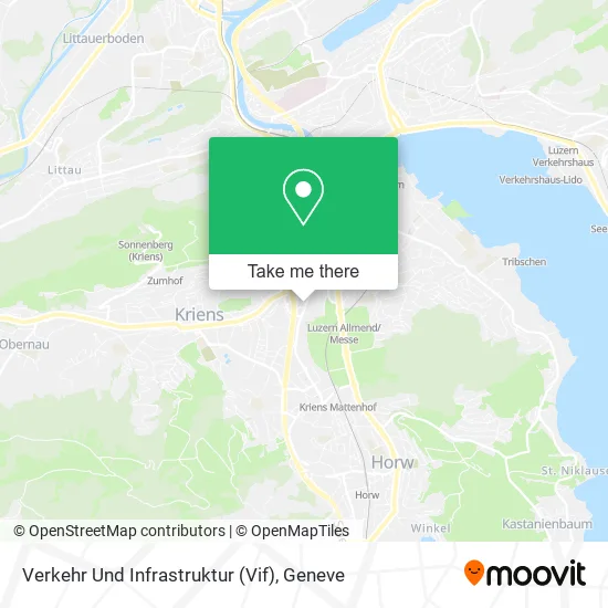 Verkehr Und Infrastruktur (Vif) map