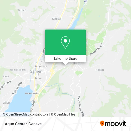 Aqua Center map
