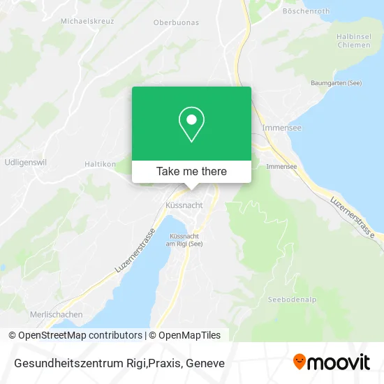 Gesundheitszentrum Rigi,Praxis map