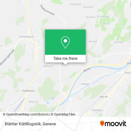Blättler Kühlllogistik map