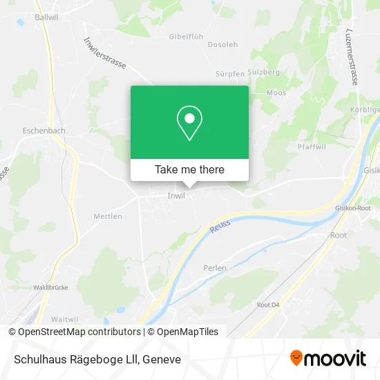 Schulhaus Rägeboge Lll map