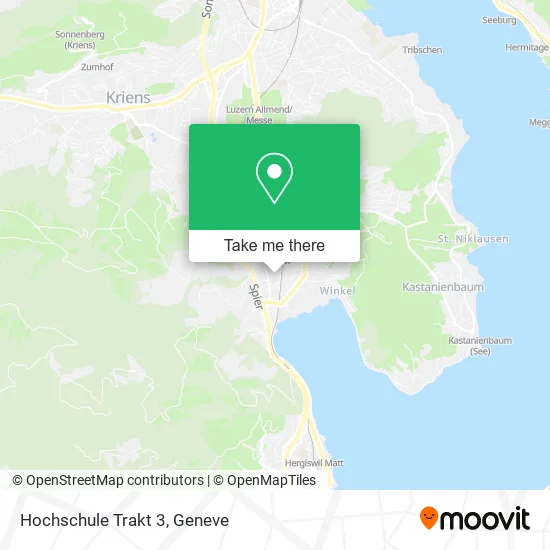 Hochschule Trakt 3 map