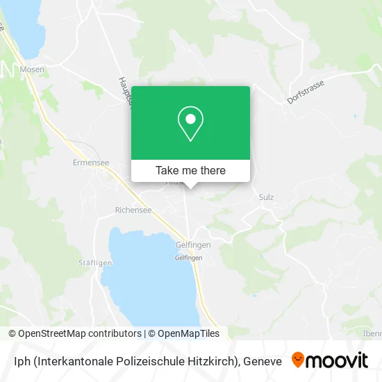 Iph (Interkantonale Polizeischule Hitzkirch) map