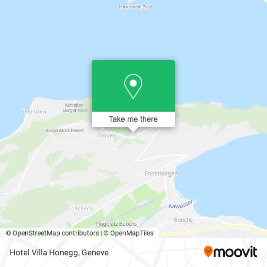 Hotel Villa Honegg plan