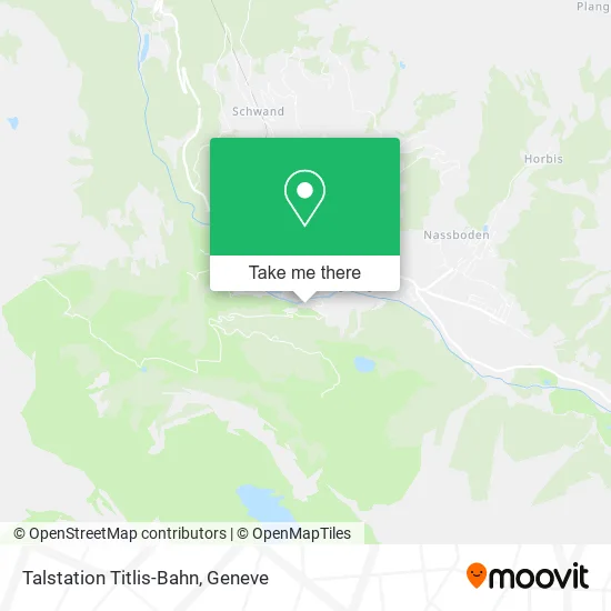 Talstation Titlis-Bahn map