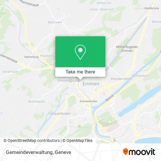 Gemeindeverwaltung map