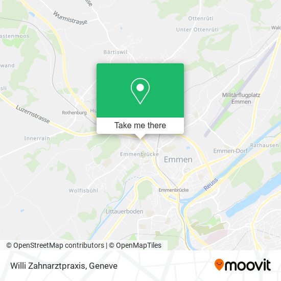 Willi Zahnarztpraxis map